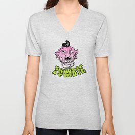 Zombie V Neck T Shirt