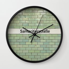 Berlin U-Bahn Memories - Samariterstraße Wall Clock