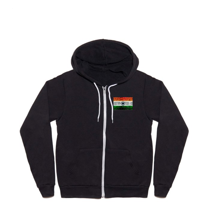 circuit board india (flag) Full Zip Hoodie