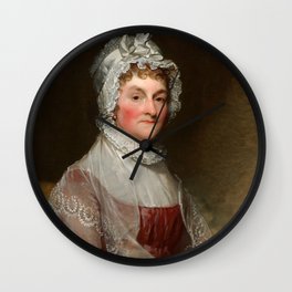 Abigail Smith Adams, Mrs. John Adams by Gilbert Stuart Wall Clock