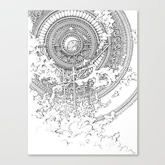 Alexander Bridge Bubble Canvas Print
