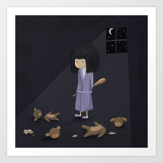 Teddy Bear's Party Art Print