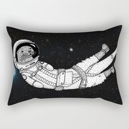 André Floating Around in Otter Space Rectangular Pillow