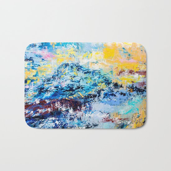Visionary mountain Bath Mat