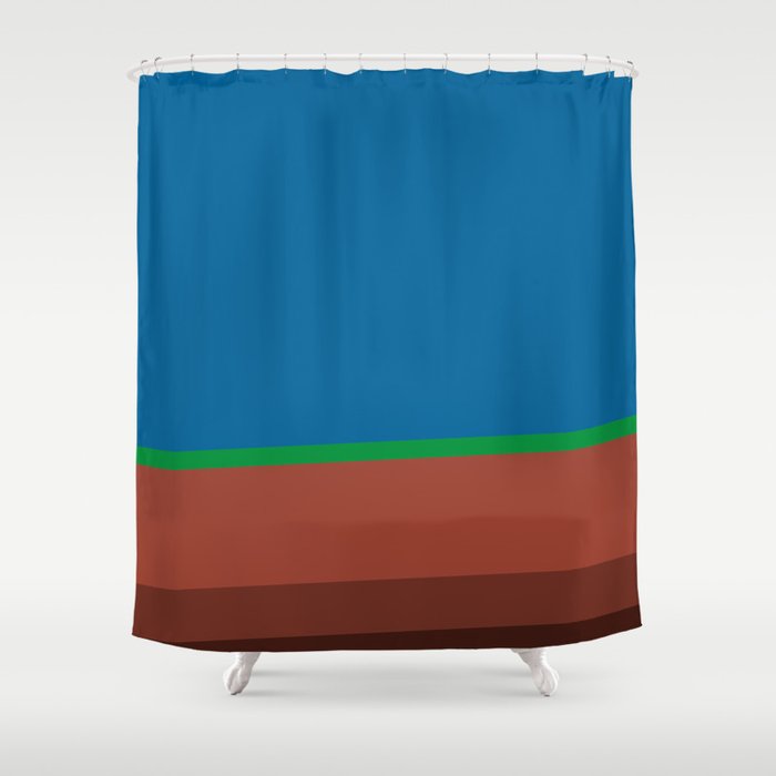 Elements - EARTH - plain and simple Shower Curtain
