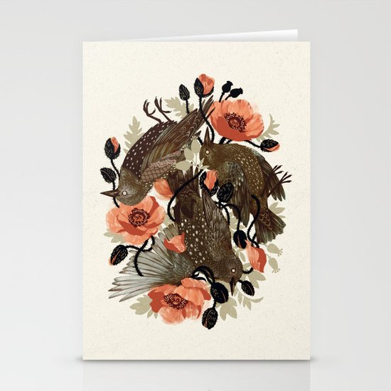 Spangled & Plumed Stationery Cards