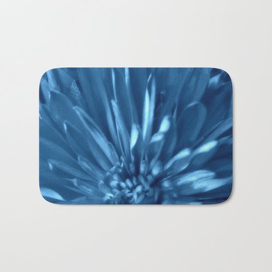 Flower | Flowers | Sky Blue Mums Bath Mat