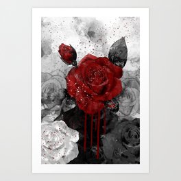 Crimson Art Print
