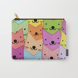 Colorful cats Carry-All Pouch