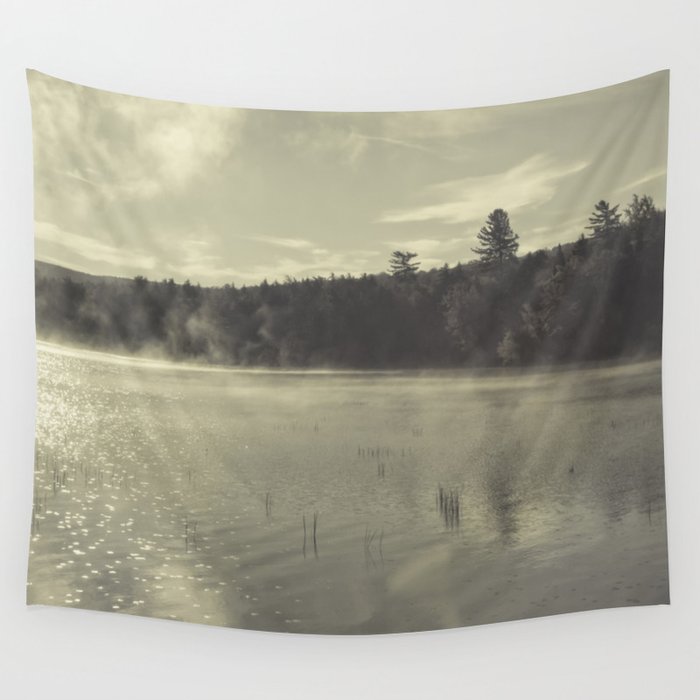 silver morning Wall Tapestry