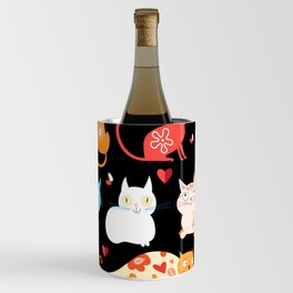 Cat pattern Wine Chiller