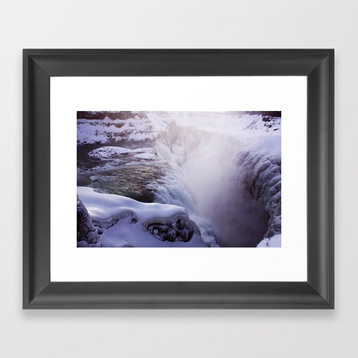 Magic waterfall Framed Art Print