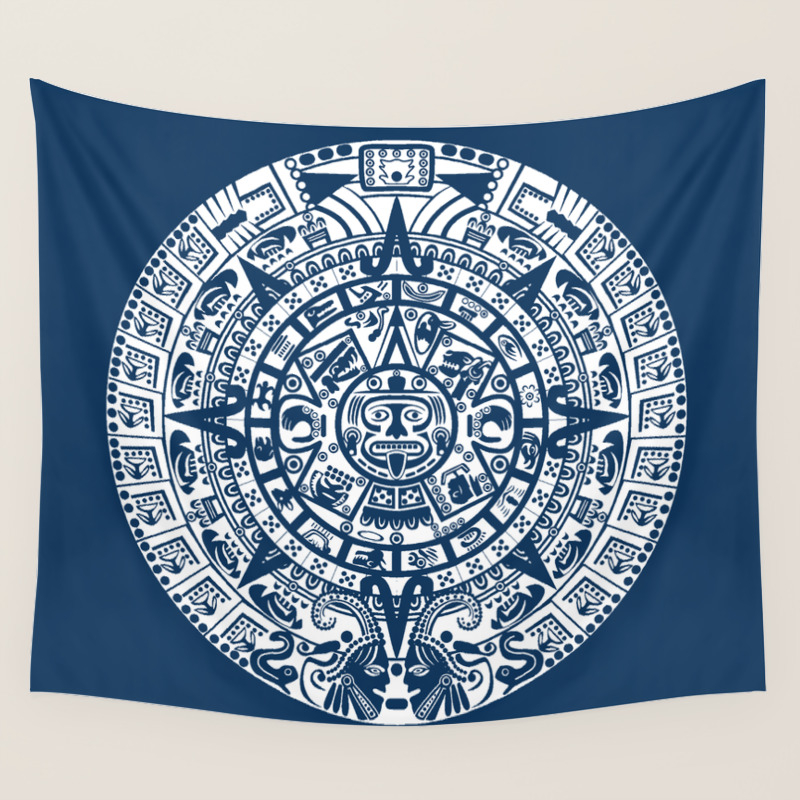Home Decor Wall Tapestry Art For Home Merican Mayan Calendar Tapestry Wall Hanging Podh Com Br