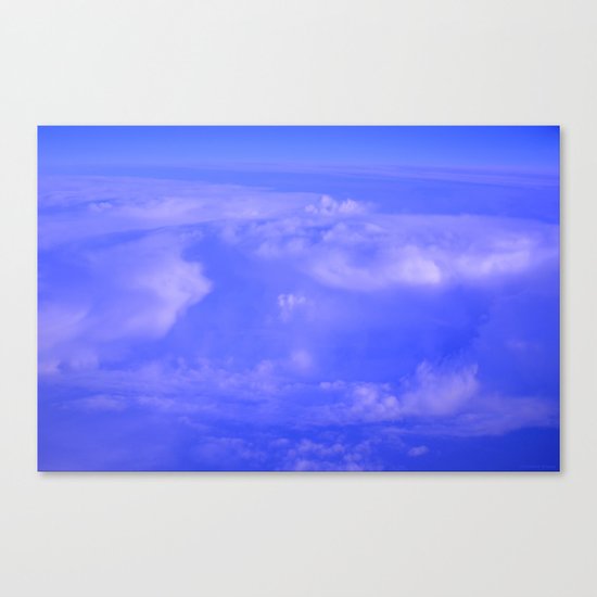 Aerial Blue Hues IV Canvas Print