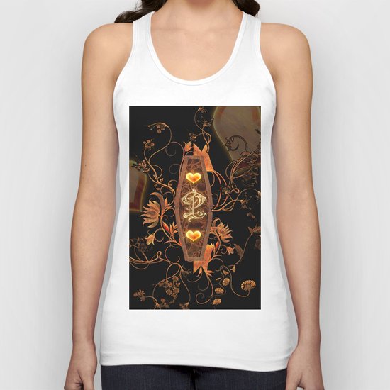 Love, hearts Unisex Tank Top