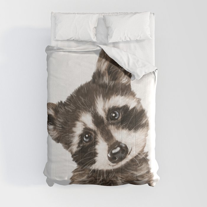 Baby Raccoon #1 Comforter