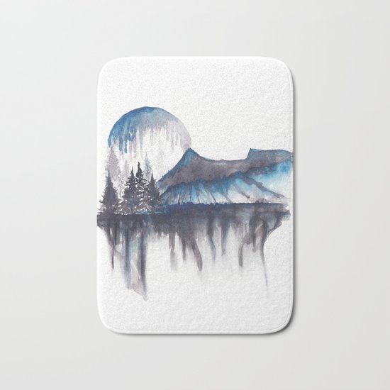 Abstract nature Bath Mat