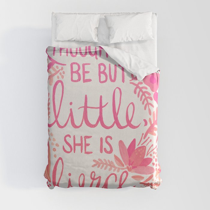 Little & Fierce – Pink Ombré Duvet Cover