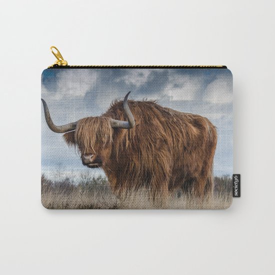 Bull animal 4 Carry-All Pouch