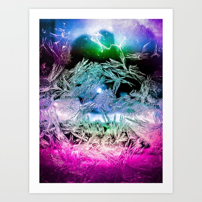 Ice Feathers Art Print