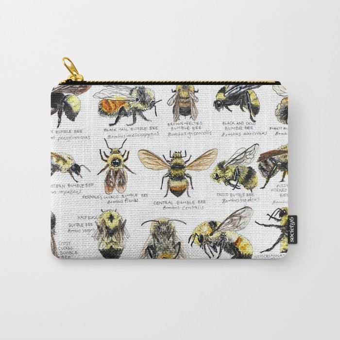 Montana Bee Chart Carry-All Pouch