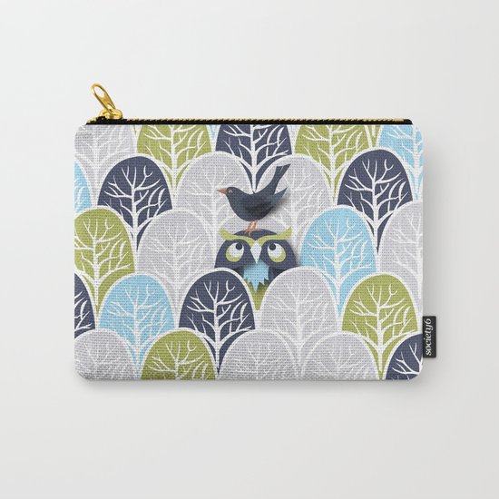 Forest Owl No. 2 Carry-All Pouch