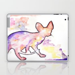 Pastel Space Sphynx Cat Laptop & iPad Skin