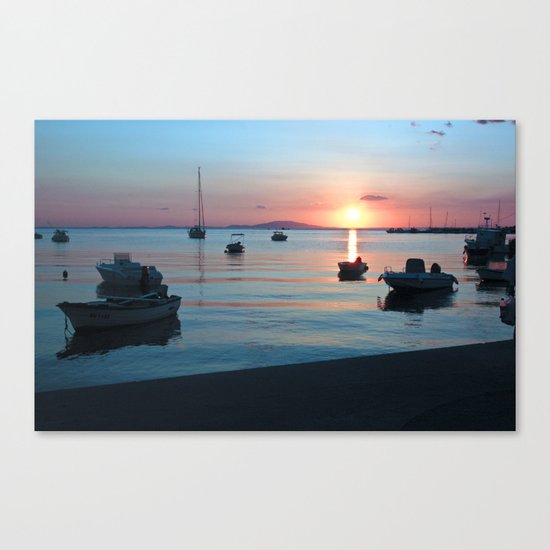 Little Port of Croatia Canvas Print