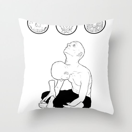 wishing-well/prison-cell Throw Pillow