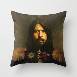 Dave Grohl - replaceface Throw Pillow