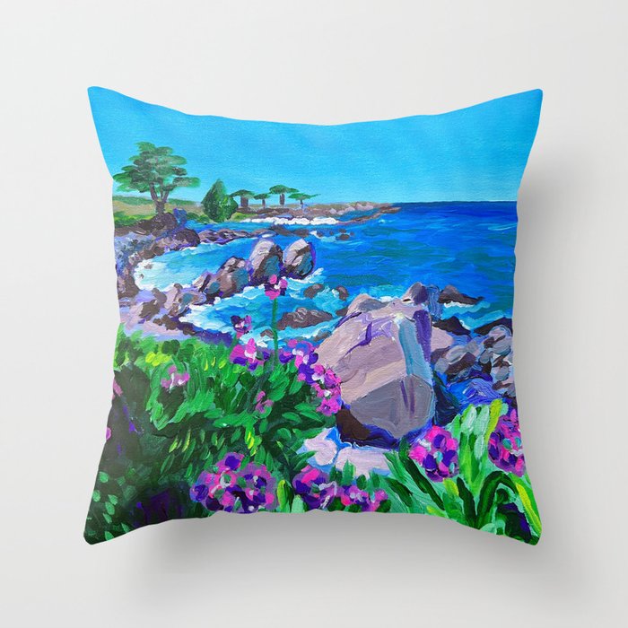 Lovers Point Throw Pillow