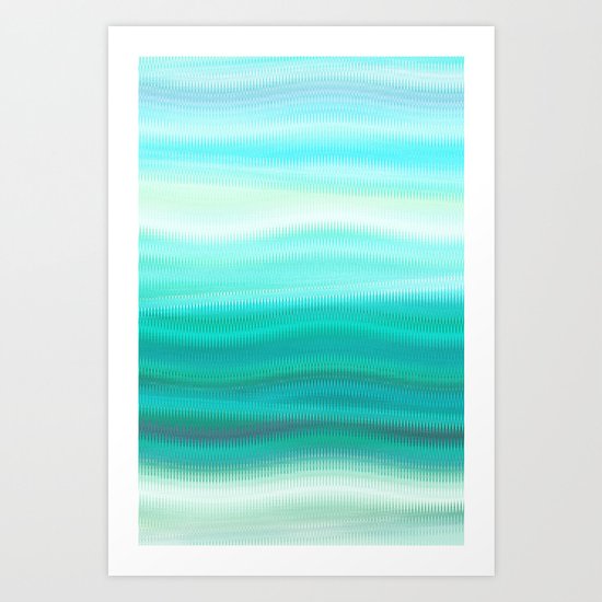 Green Mirage Art Print