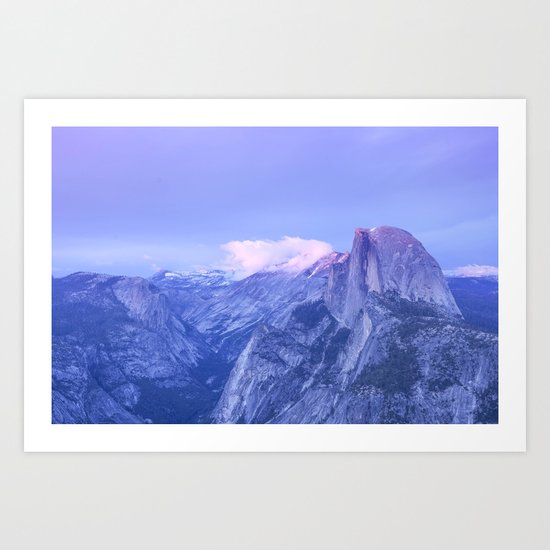 Lavendar Half Dome Art Print
