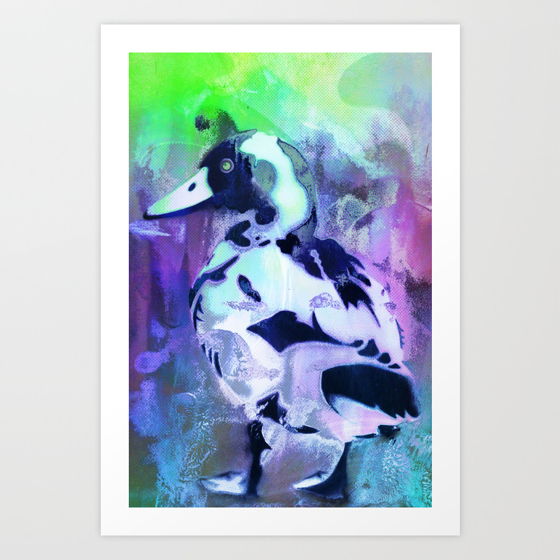 Duck Abstract Art Print By Christinebssler Society6