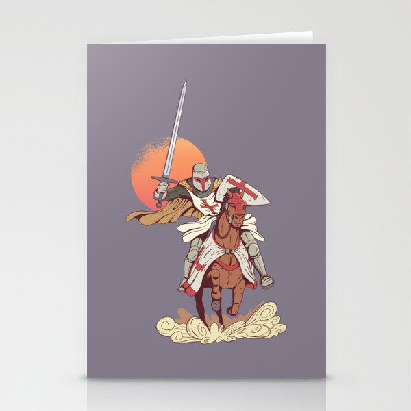 Templar Knight  Stationery Cards