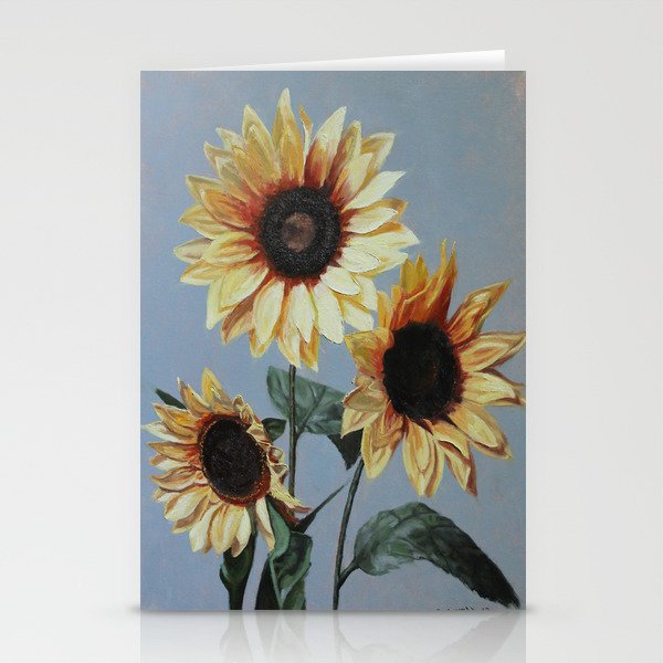 sunflowers Stationery Cards