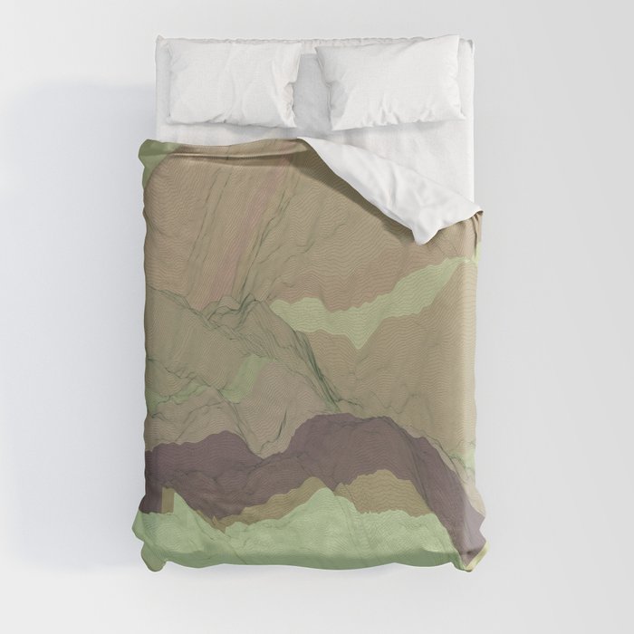 TOPOGRAPHY 003 Duvet Cover