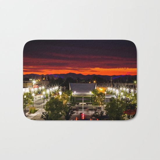 City scape /Medford OR Bath Mat