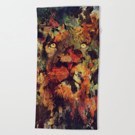 Lion Beach Towel