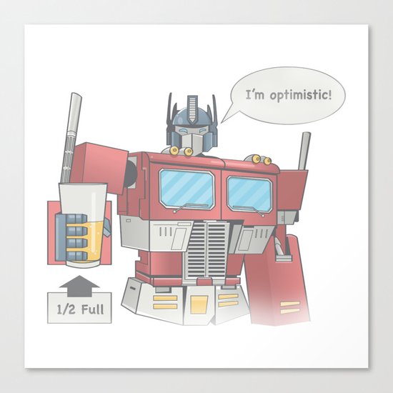 Optimistic Prime Canvas Print