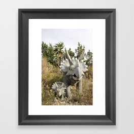 Cabazon Dinosaur Adventure Framed Art Print