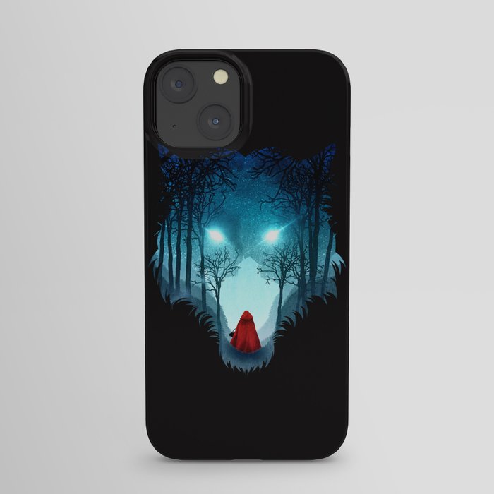Big Bad Wolf (dark version) iPhone Case