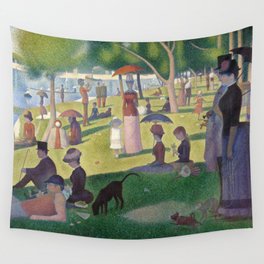 Georges Seurat - A Sunday Afternoon on the Island of La Grande Jatte Wall Tapestry