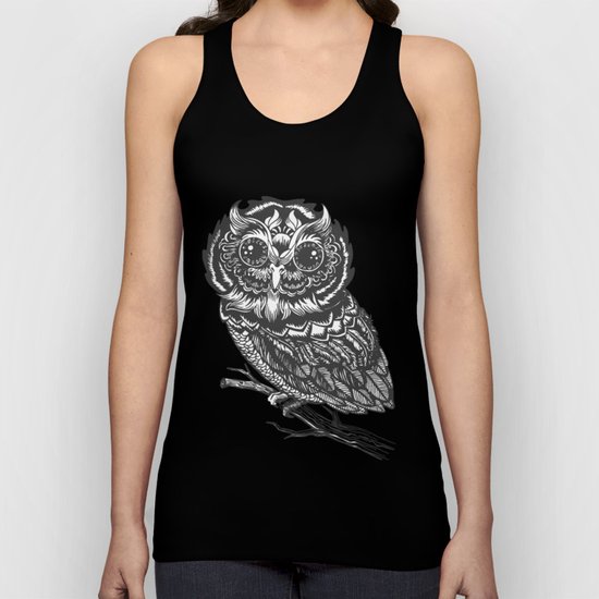 Little owl Unisex Tank Top