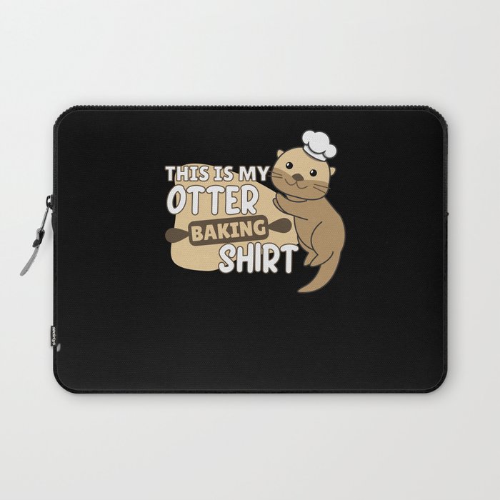 My Otter Back Shirt - Funny Otter Pun Laptop Sleeve