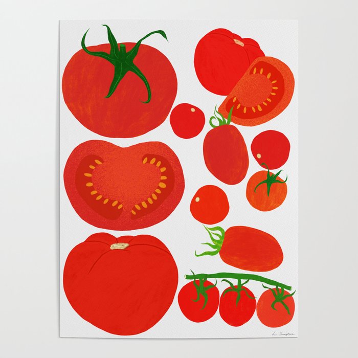 Tomato Harvest Poster