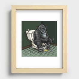 gorilla Recessed Framed Print