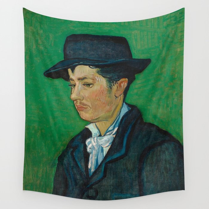 Vincent van Gogh - Portrait of Armand Roulin (1888) Wall Tapestry