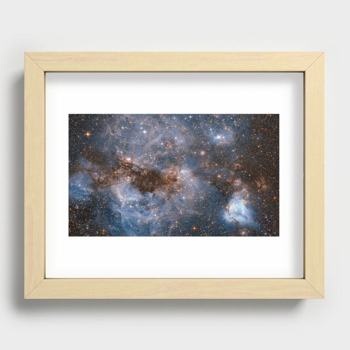 Hubble Peers into the Storm Recessed Framed Print
