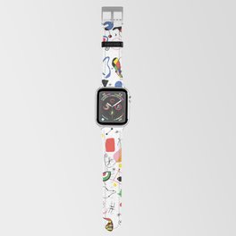 Surealism Art Miro Style Pattern Apple Watch Band